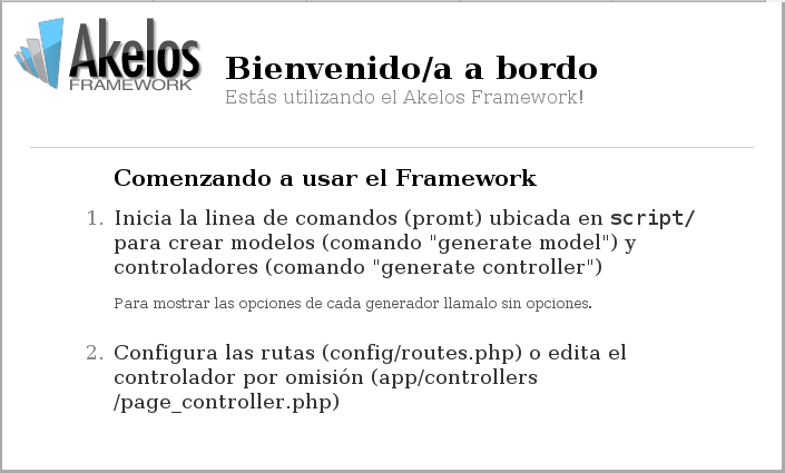 akelos framework